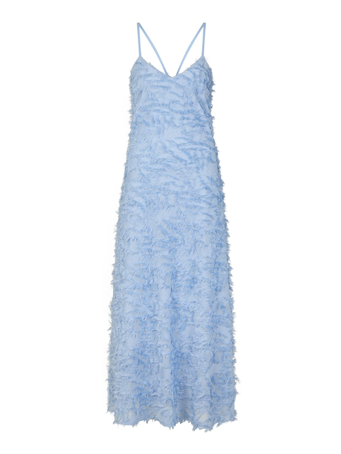 Neo Noir Clia Fringe Kjole Sky Blue Shop Online Hos Blossom