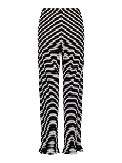 Neo Noir Geri Stripe Bukser Black Shop Online Hos Blossom