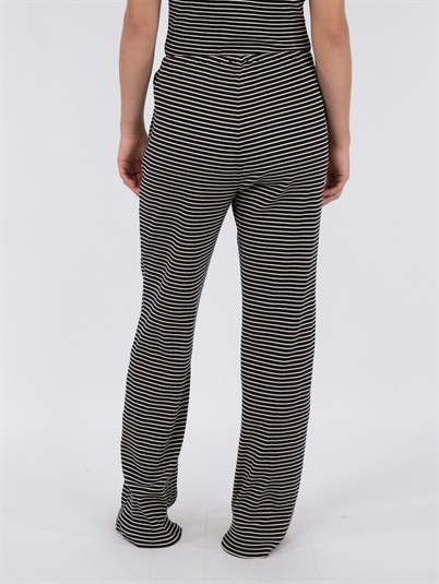 Neo Noir Geri Stripe Bukser Black Shop Online Hos Blossom