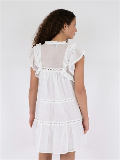 Neo Noir Jamma S Voile Kjole White Shop Online Hos Blossom