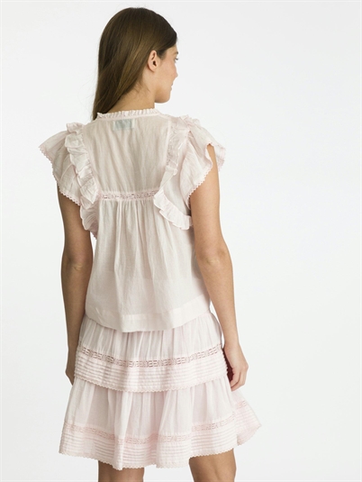 Neo Noir Jayla Voile Top Light Pink Shop Online Hos Blossom