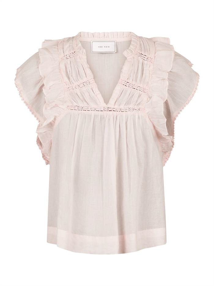 Neo Noir Jayla Voile Top Light Pink Shop Online Hos Blossom