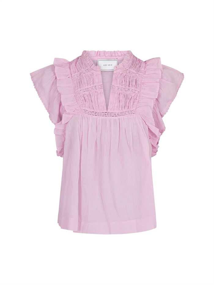 Jayla Voile Top Rose - Shop Neo Noir Nyhed