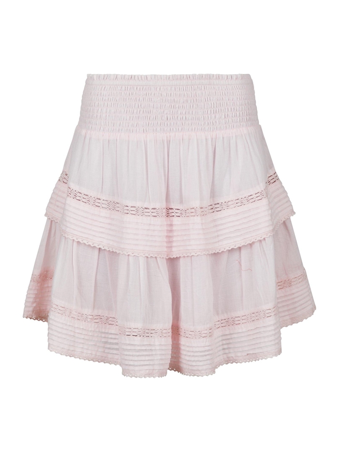 Neo Noir Kenia S Voile Nederdel Light Pink Shop Online Hos Blossom