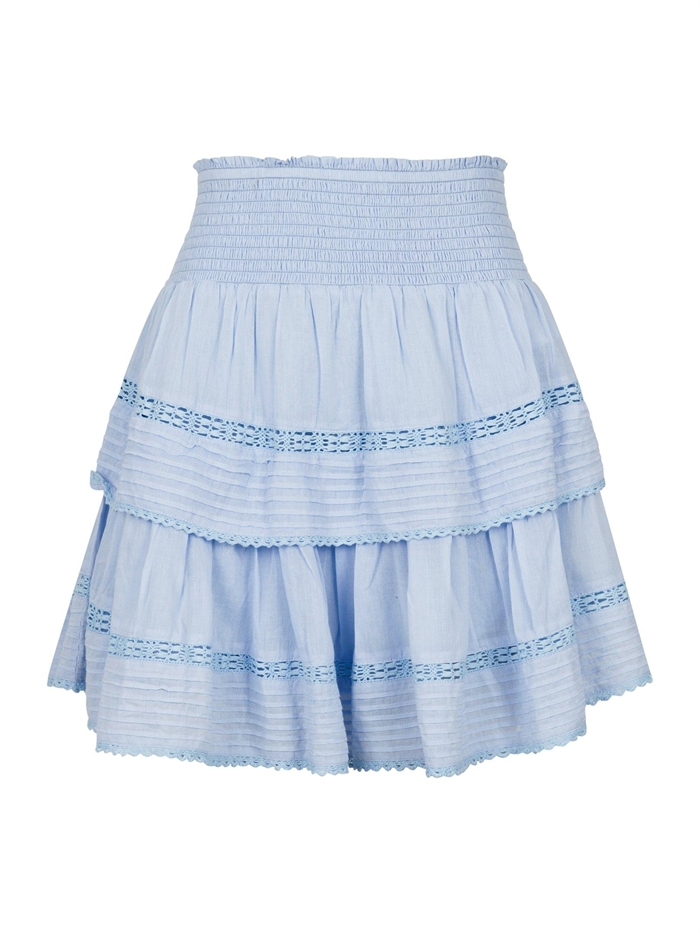 Neo Noir Kenia Voile Nederdel Light Blue Shop Online Hos Blossom