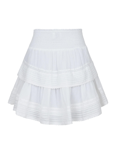 Neo Noir Kenia Voile Nederdel White Shop Online Hos Blossom