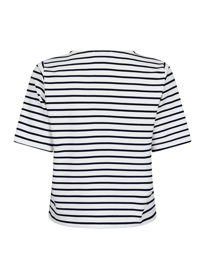 Neo Noir Soanie Stripe T-shirt Navy Shop Online Hos Blossom