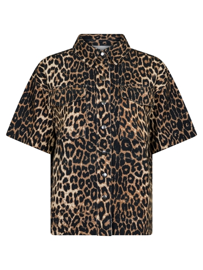 Neo Noir Tiki Skjorte Leopard - Shop Online Hos Blossom