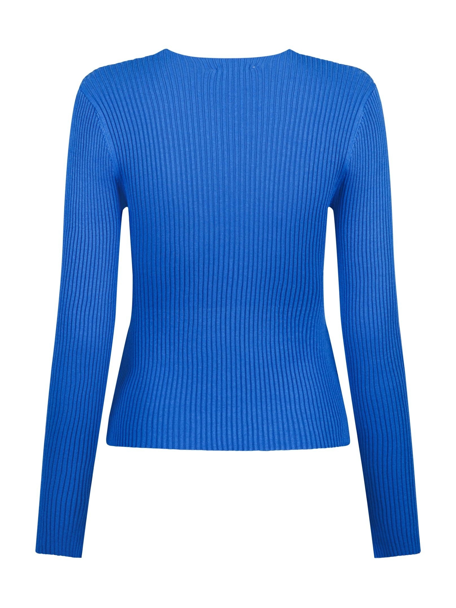 Italy Solid Knit Bluse Blue - Shop Neo Noir Nyheder