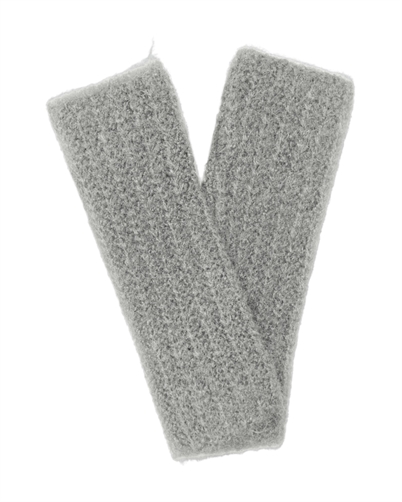 Object Objmilu Knit Fingerless Handsker Light Grey Melange