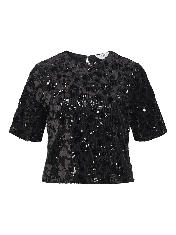 Object Objemine Nidia Top Black - Shop Online Her