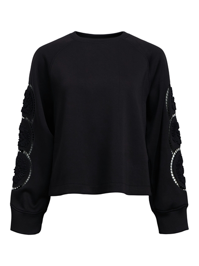 Object Objdorina Sweatshirt Black - Shop Online Hos Blossom