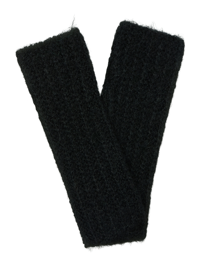 Object Objmilu Knit Fingerless Handsker Black - Shop Online Hos Blossom