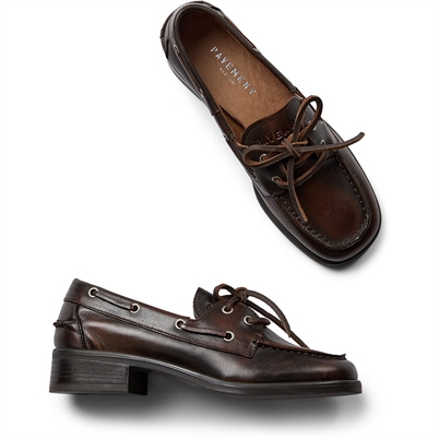 Pavement Dagmar Brown Leather - Shop Online Her