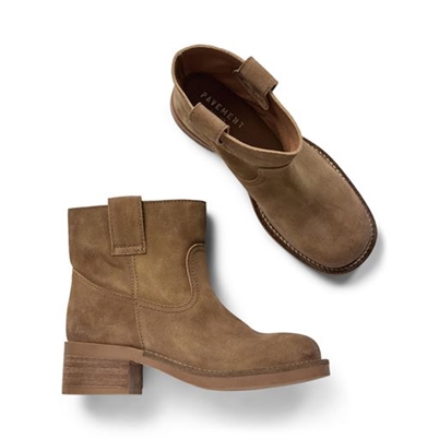 Pavement Jenny Suede Leather Taupe Suede - Shop Online Her