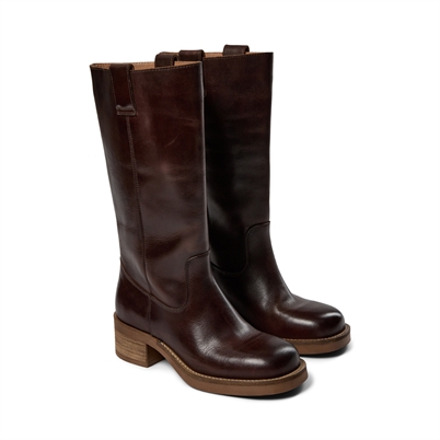 Pavement Anneli Long Støvler Brown Vintage - Shop Online Hos Blossom