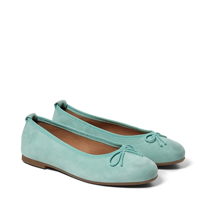 Pavement Lucy Lu Ballerina Mint Suede Shop Online Hos Blossom