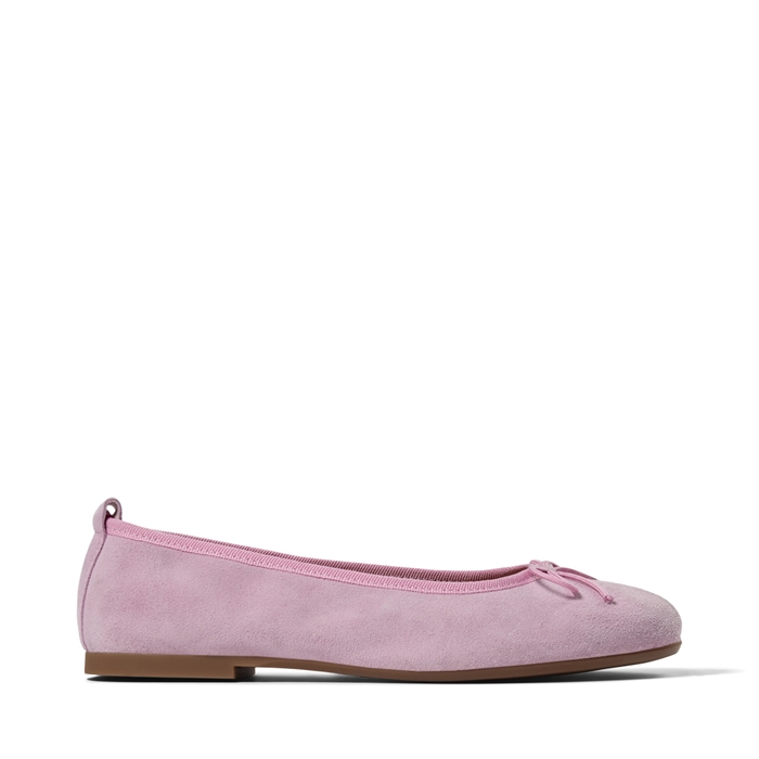 Pavement Lucy Lu Ballerina Rosa Suede Shop Online Hos Blossom