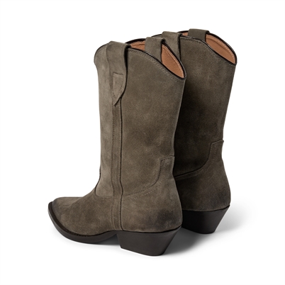 Pavement Nikki Suede Støvler Khaki - Shop Online Hos Blossom