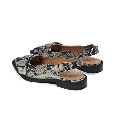 Pavement Saso Slingback Ballerina Snake Shop Online Hos Blossom