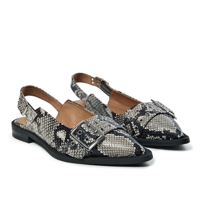 Pavement Saso Slingback Ballerina Snake Shop Online Hos Blossom