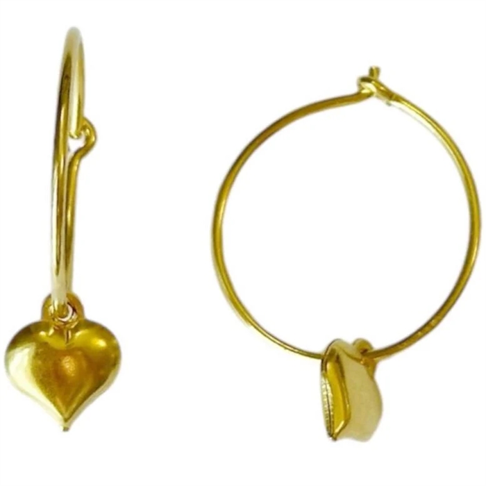 Pico Loveshine Hoops Forgyldt - Shop Online Her