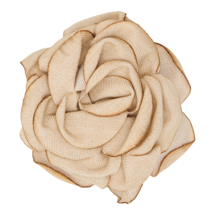 Pico Denim Rose Hårklemme Beige Shop Online Hos Blossom