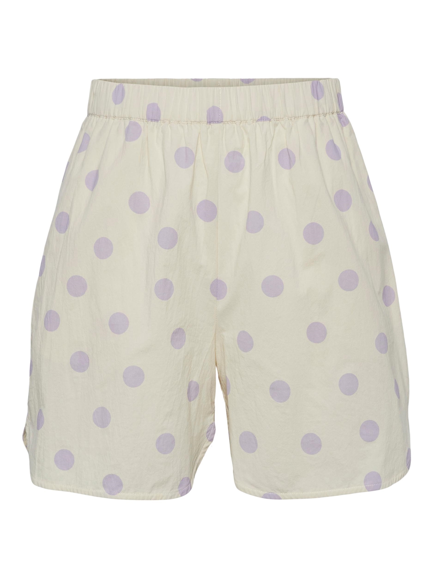 Pcaddi Shorts Cloud Cream Lavender Pieces Nyhed