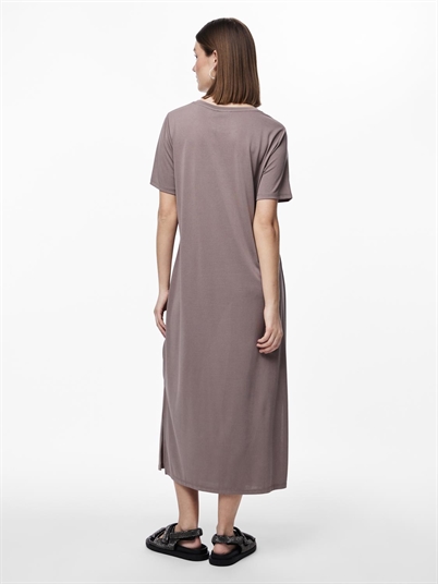 Pieces Pcanora Midi Knot Kjole Coca Mocha Shop Online Hos Blossom