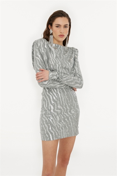 Rotate Birger Christensen Stretch Sequin Mini Dress  - Shop Online Her