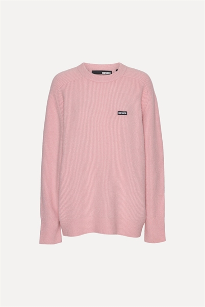 Rotate Birger Christensen Oversized Sweater Silver Pink - Shop Online Her