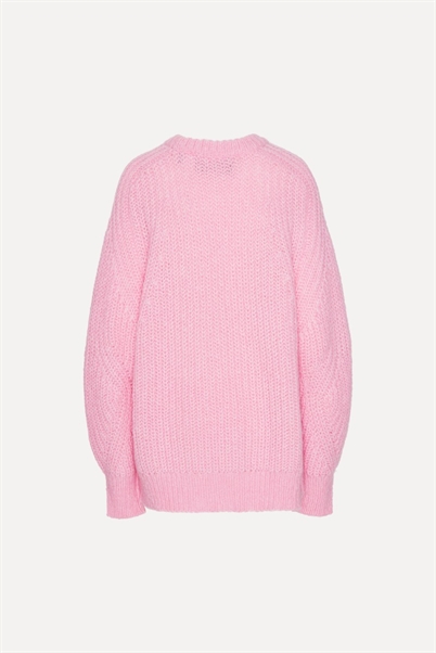 Rotate Birger Christensen Knitted Logo Sweater Lilac Sachet - Shop Online Her