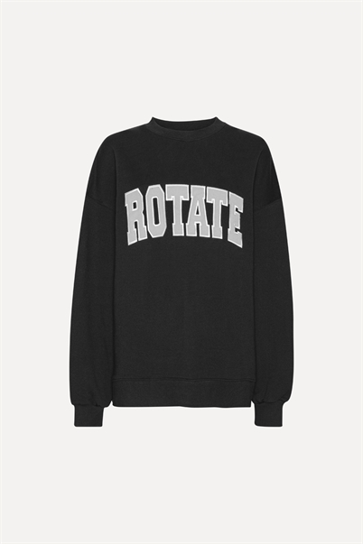 Rotate Sunday Heavy Sweat Crewneck Black - Shop Online Her