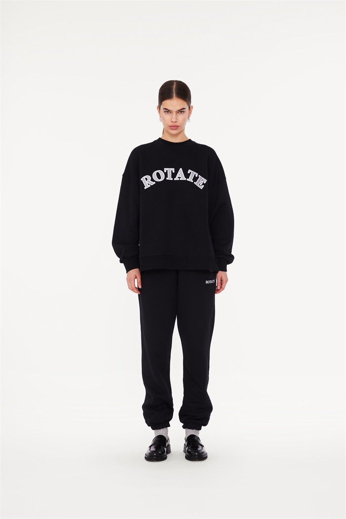 Rotate Sunday Sweatpants With Logo Sweatpants Black Shop Online Hos Blossom