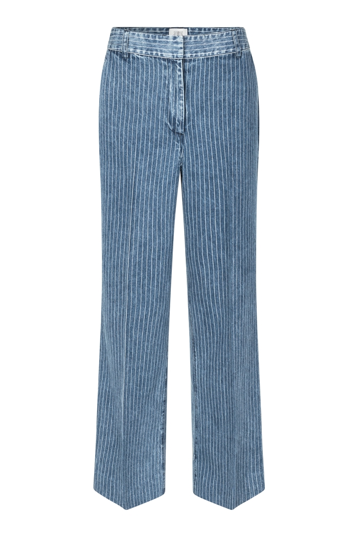 Second Female Tennesse Bukser Blue Denim - Shop Online Hos Blossom