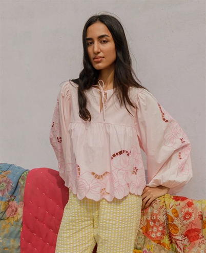 Sissel Edelbo Coral Bluse Cherry Blossom Shop Online Hos Blossom