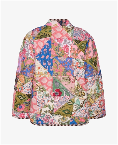 Sissel Edelbo Shaneela Jakke Patchwork Flower - Shop Online Hos Blossom