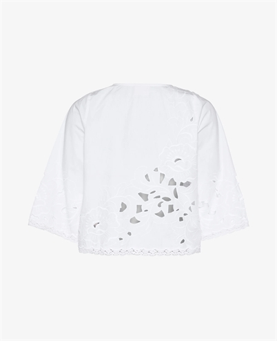 Sissel Edelbo Yin Bluse Ecru Shop Online Hos Blossom