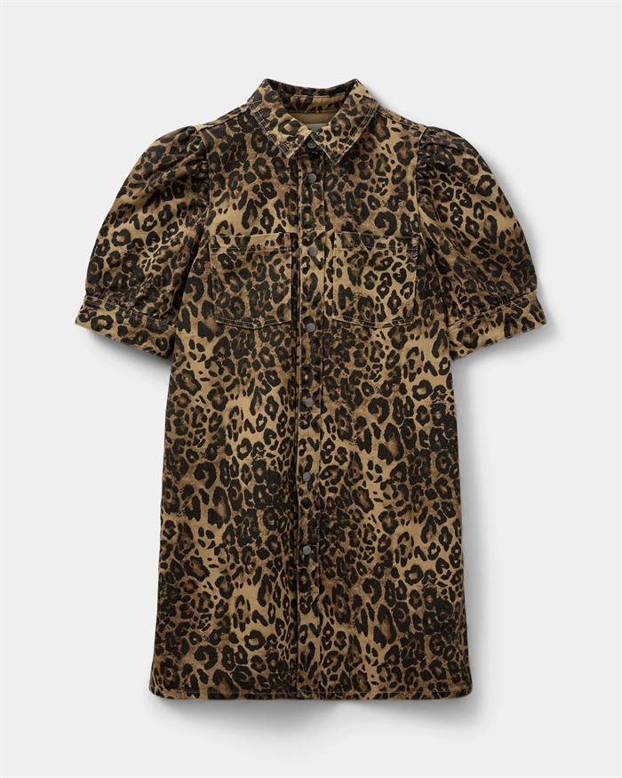 Sofie Schnoor S247102 Kjole Leopard - Shop Online Hos Blossom