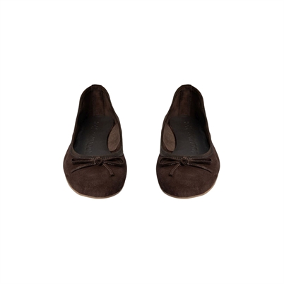 Sofie Schnoor T432 Ballerina Dark Brown-Shop Online Hos Blossom