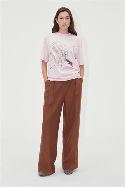 Stine Goya Short Sleeve T-shirt Staircase - Shop Online Her