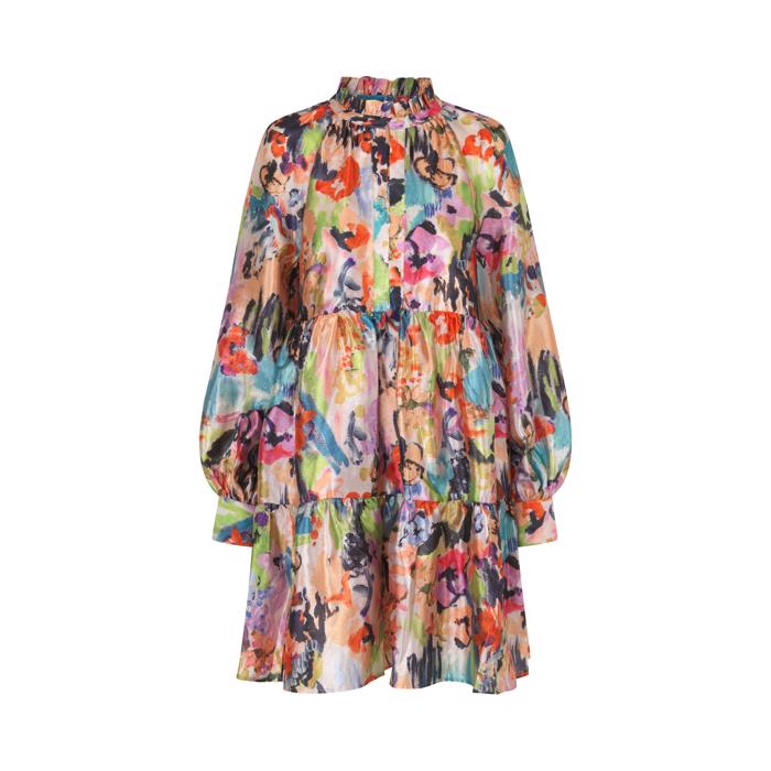 Stine Goya Jasmine Kjole Abstract Floral Shop Online Hos Blossom