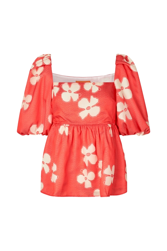 Stine Goya SGKinsley Bluse Ditzy Poppies - Shop Online Blossom