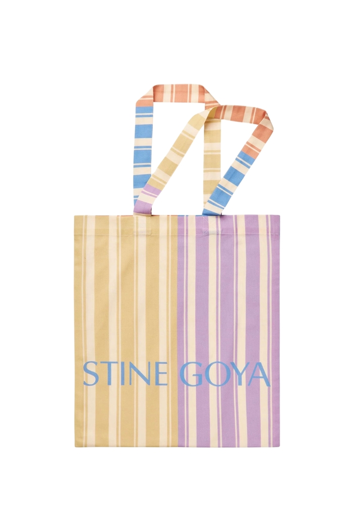 Stine Goya SGRita Tote Bag Pastel Stripes - Shop Online Her