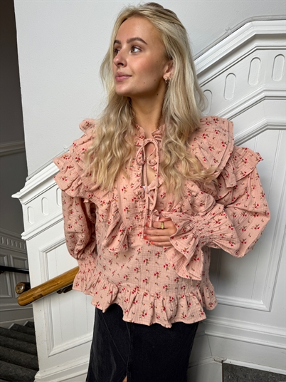 Stories From The Atelier Copenhagen Flower Moment Bluse Rose Shop Online Hos Blossom